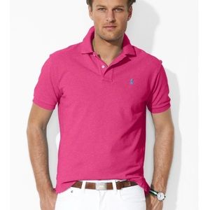 Polo Ralph Lauren Mesh Polo Shirt Custom Slim Fits